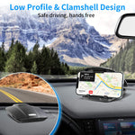 Dash Phone Holder For Car Apps2Car Dashboard Phone Holder With Sticky Suction Cup 3M Tape Anti Slip Gps Car Mount Compatible With Iphone 13 12 Samsung Lg Android 3 7 Inch Smartphones Gps Devices
