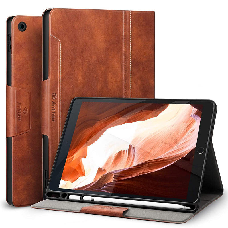 New Case For Ipad 9Th Generation Ipad 8Th Generation With Pencil Holder Vegan Leather Smart Cover For Ipad 10 2 9Th 8Th 7Th Gen Brown
