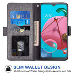 New For Lg K51 Reflect Lte Q51 Wallet Case Tempered Glass Scre