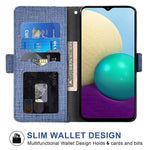 New For Samsung Galaxy A02 Wallet Case Tempered Glass Screen P