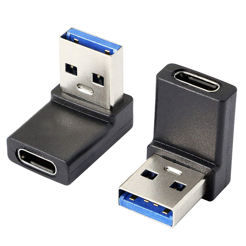 New Right Angle Usb A Male To Usb C Female Adapter 90 Degree Usb3 0 To Typ