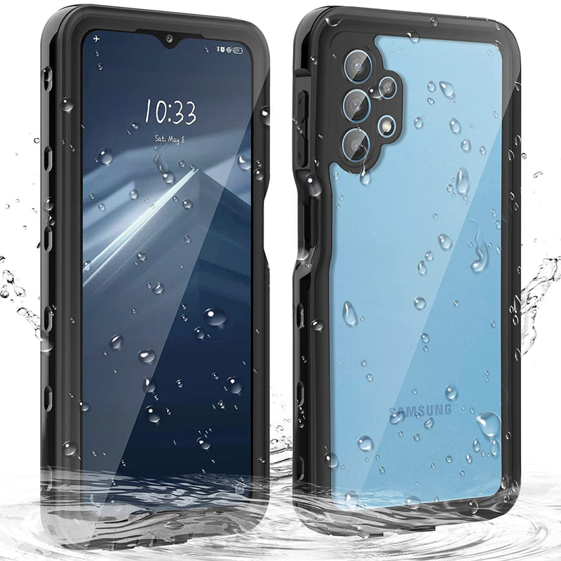 Janazan For Samsung Galaxy A32 Case 5G Full Body Protective Samsung A32 Waterproof Case With Built In Screen Protector Heavy Duty Shockproof Sand Proof For Samsung Galaxy A32 5G