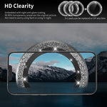 4Pcs Hoerrye Camera Lens Protector For Iphone 13 Pro Max 6 7 Inch Iphone 13 Pro 6 1 Inch Titanium Alloy Space Metal Military Grade Shatterproof Diamond