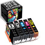 5 Pack Colorprint Compatible Pgi5 Cli8 Ink Cartridge Replacement For Pgi 5 Cli 8 Work With Pixma Pro9000 Pro6000 Pro6500 Ip6700D Ipp3300 Ip3500 Mx700 Ip6600D Ip
