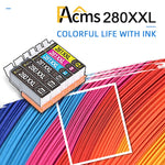 Compatible 280Xxl Ink Cartridge Replacement For Canon 280 281 Ink Cartridges Pgi 280Xxl Cli 281Xxl For Pixma Tr7520 Tr8520 Ts6120 Ts6220 Ts6320 Ts8120 Ts8220 Ts