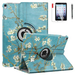 New Ipad Air 1St Case Cover 360 Degree Rotating Stand Auto Sleep Wake Fit For Model A1474 A1475 A1476 Md785Ll A Md876Ll Apear Flower