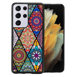 Kanghar Case Compatible With Samsung Galaxy S21 Ultra 6 8 Inch Mandala Flowers Pattern Tire Texture Non Slip Design Shockproof Protective Cover For Galaxy S21 Ultra2021