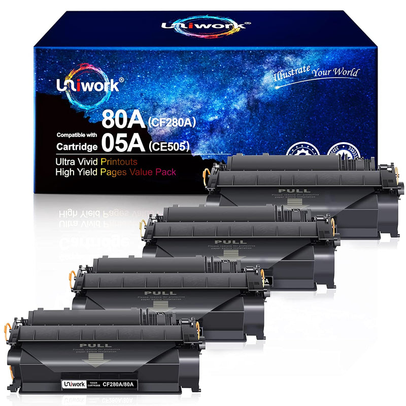 Compatible Toner Cartridge Replacement For Hp 80A Cf280A 80X Cf280X 05A Ce505A For Laserjet Pro 400 M401A M401D M401N M401Dn M401Dne M401Dw Mfp M425Dn Printer