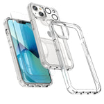 Oretech Designed For Iphone 13 Case With 2 X Tempered Glass Screen Protector Camera Lens Protector For Iphone 13 Cover Hard Pc Soft Tpu Shockproof Transparent Non Slip Case For Iphone 13 6 1 Clear