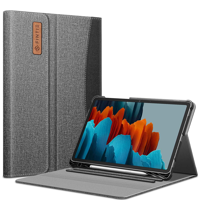 Case For Samsung Galaxy Tab S7 11 2020 Model Sm T870 T875 T878 With Built In S Pen Holder Multiple Angle Portfolio Business Cover With Pocket Auto Sleep Wake Gray