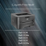 1 Pack Compatible 1130 Toner Cartridge 1130N 1 X Black Work In Dell 1130 1130N 1133 1135N Printer