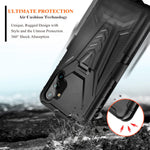 Nznd Case For Samsung Galaxy A13 5G With Tempered Glass Screen Protector Maximum Coverage Belt Clip Holster With Built In Kickstand Heavy Duty Protective Shockproof Armor Defender Case Black