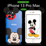 Joyleop Mickey Silicone Case For Iphone 13 Pro Max 6 7 Cartoon Cover Unique Kawaii Fun Funny Cute Cool Designer Aesthetic Fashion Stylish Cases For Girls Boys Men Women For Iphone 13 Pro Max