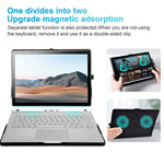 New Laptop Cover Case For Microsoft Surface Book 2 3 13 5 Inch Premium Pu Leather Detachable Protective Flip Folio Case Two Ways To Use For 13 5 Inch I