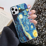 Compatible With Iphone 13 Pro Max Case Van Goghs Starry Night Clear Slim Protective Phone Cover