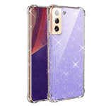 New Galaxy S21 Plus Glitter Case For Girl Women Shockproof Bumper Protecti
