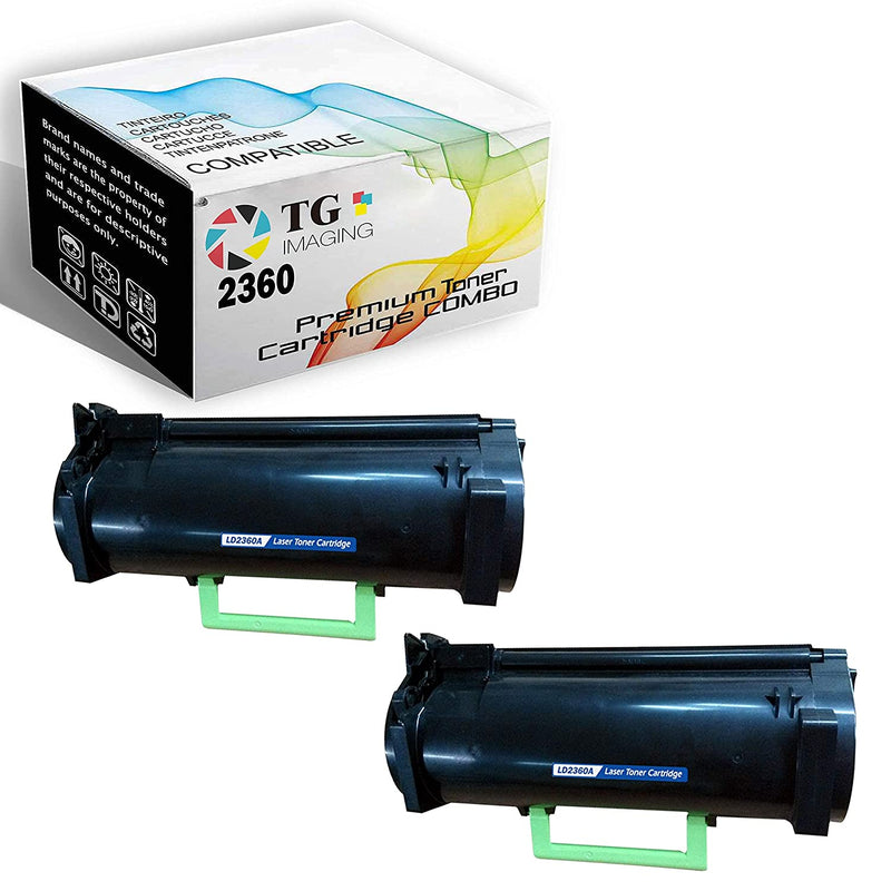 2 Pack Compatible B2360 Toner Cartridge 2360 B2360 Black 2 Pack Use For B2360 B3465 Printer 8 500 Pages