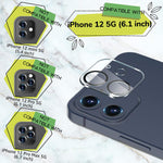 2 Pack Unique Me Camera Lens Protector Compatible With Iphone 12 6 1 Not For Iphone 12 Pro Tempered Glass Night Circle Case Friendly Ultra Thinscratch Resistant