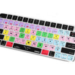Shortcut And Language Seriers Silicone Keyboard Cover Skin For 2021 New M1 Chip Imac Magic Keyboard With Touch Id A2449 With Lock Key A2450 Without Numeric Keypad Us Version Final Cut Pro