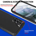 Case For Samsung Galaxy S21 Fe 5G Anloes S21 Fe Phone Case Heavy Duty Shockproof Dustproof Rugged Defender Protective Bumper 3 Layer Cover For Galaxy S21 Fe Blackwithout Screen Protector