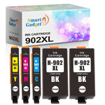 2021 Updated Chip 902Xl Replacement Ink Cartridge 902Xl 902 Xl Color 2B1C1Y1M Use With Officejet 6951 6954 6962 Officejet Pro 6968 6970 6975 6978 Printers