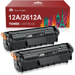 Compatible Toner Cartridges Replacement For Hp 12A Q2612A Use With 1020 1012 1022 1010 1018 1022N 3050 3015 3055 3030 3052 M1319F Printer Black 2 Pack