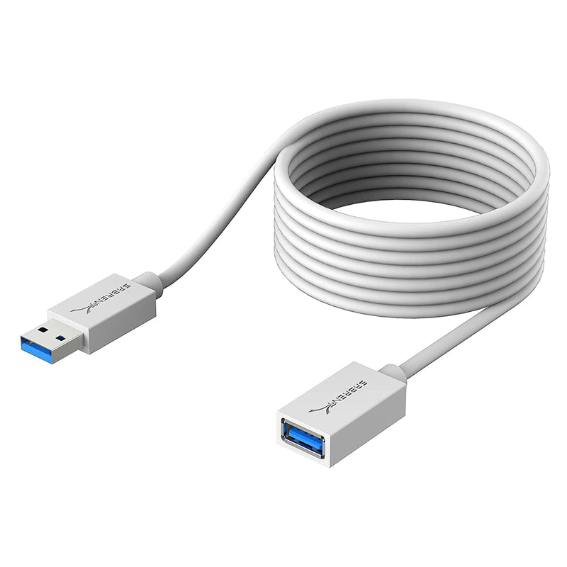 Sabrent 22Awg Usb 3 0 Extension Cable A Male To A Female White 10