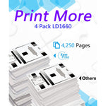 4 Pack B C M Y Compatible Toner Cartridge Replacement For Dell C1660 C1660W C1660Cnw 1660 Printer Sold By Easyprint
