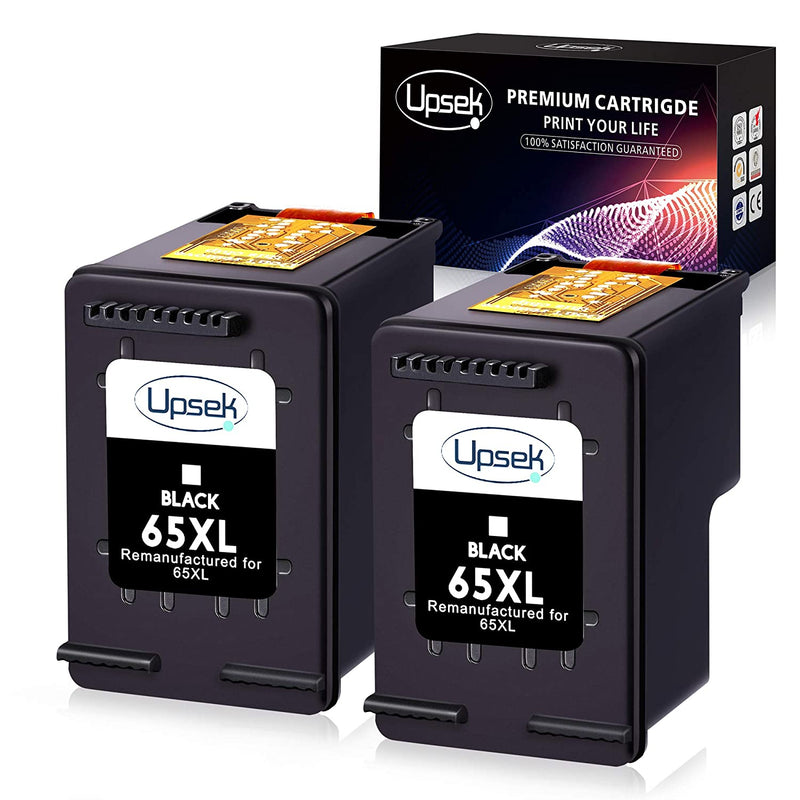 Ink Cartridge Replacement For Hp 65 65Xl 2 Black Use For Hp Envy 5055 5058 5052 Deskjet 3755 2622 2655 2624 2652 3720 3721 3722 3723 3730 3732 3752 Printer