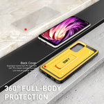 Bwy For Samsung A03S Case Compatible With Samsung A03S 5G Phone Military Grade Protective Case With Screen Protector Kickstand Bumper Cover For Samsung A03S 4G Phone Yellow