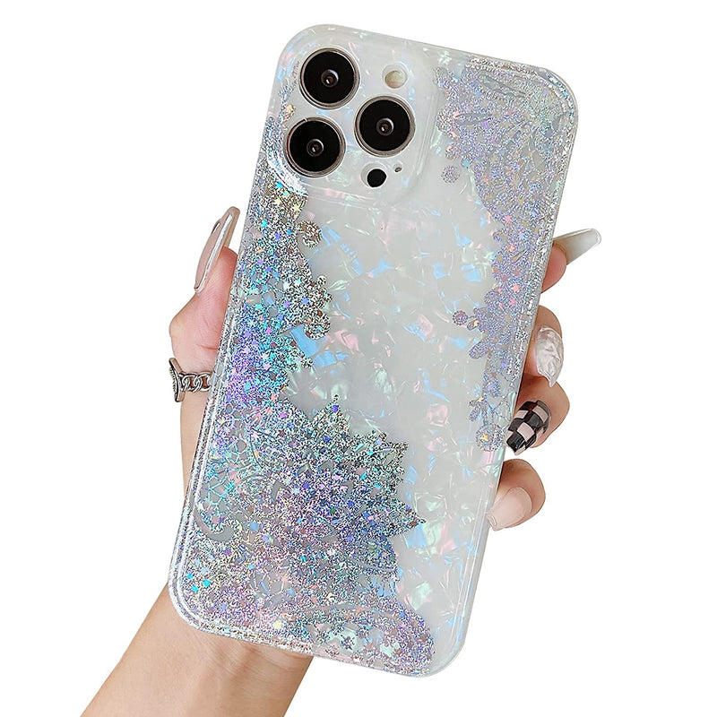 Jmltech Compatible With Iphone 13 Pro Max Case Silicone Glitter Sparkle Bling Cute Case For Women Girly Slim Protective Flexible Phone Case For Iphone 13 Pro Max Multicolor