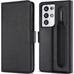 Kezihome Galaxy S21 Ultra Case With S Pen Holder Wallet Case For Samsung Galaxy S21 Ultra Rfid Blocking Pu Leather Kickstand Card Slot Flip Magnetic Phone Cover For Galaxy S21 Ultra 5G 6 8 Black