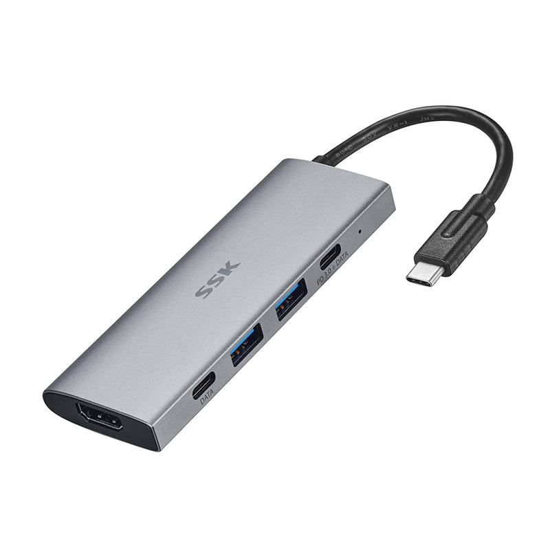 New Ssk 10Gbps Usb C Hub 5 In 1 Superspeed 10Gbps Type C Multiport Adapte
