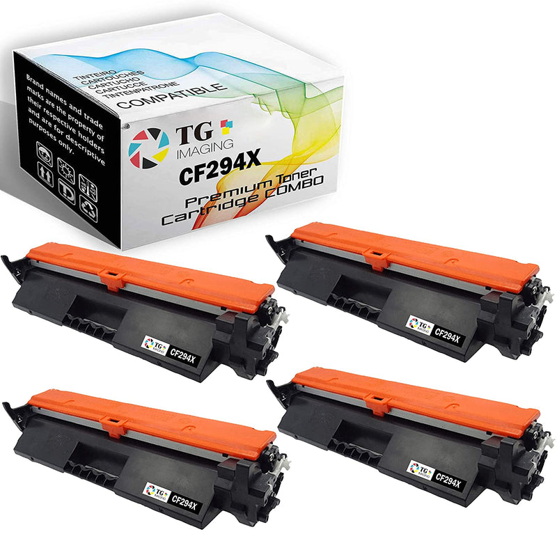 4 Pack 4Xblack Compatible Hp 94X Cf294X Toner Cartridge 4Xsuper High Yield Replacement For Laserjet Pro M118Dw M148Dw Printer Black 4 Pack 2 800 Pages