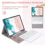 New Bluetooth Backlit Keyboard Case With 2 4G Bluetooth Mouse For Ipad Pro 12 9 2020 2018 Detachable Keyboard Us Layout Qwerty And Mice For Ipad Pro 12 9