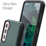 Crave Slim Guard For Galaxy S21 Case Shockproof Case For Samsung Galaxy S21 Plus S21 5G 6 7 Inch Forest Green