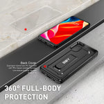 Bwy Case For Samsung Galaxy A13 5G Case With Screen Protector Military Grade Protection Shockproof Protective Phone Cover With Kickstand Rugged Bumper Cover Black