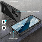 Nineasy For Samsung Galaxy S21 Case Waterproof 5G High Clarity Built In Screen Protector Full Body Protective Dustproof Shockproof Clear Ip68 Waterproof Case For Galaxy S21 6 2 Inch 5G