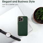 Lohasic Case Compatible With Iphone 13Pro Women Soft Vegan Pu Leather Classic Luxury Slim Cover Non Slip Anti Scratch Full Protective Phone Cases For Iphone 13 Pro2021 6 1 Dark Green