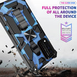 Compatible With T Mobile Revvl V 5G Case With Kickstand Support Magnetic Car Mount Dual Shockproof Stress Relief Protection Cover For Tmobile Revvl V 5G Revvl V 5G Blue
