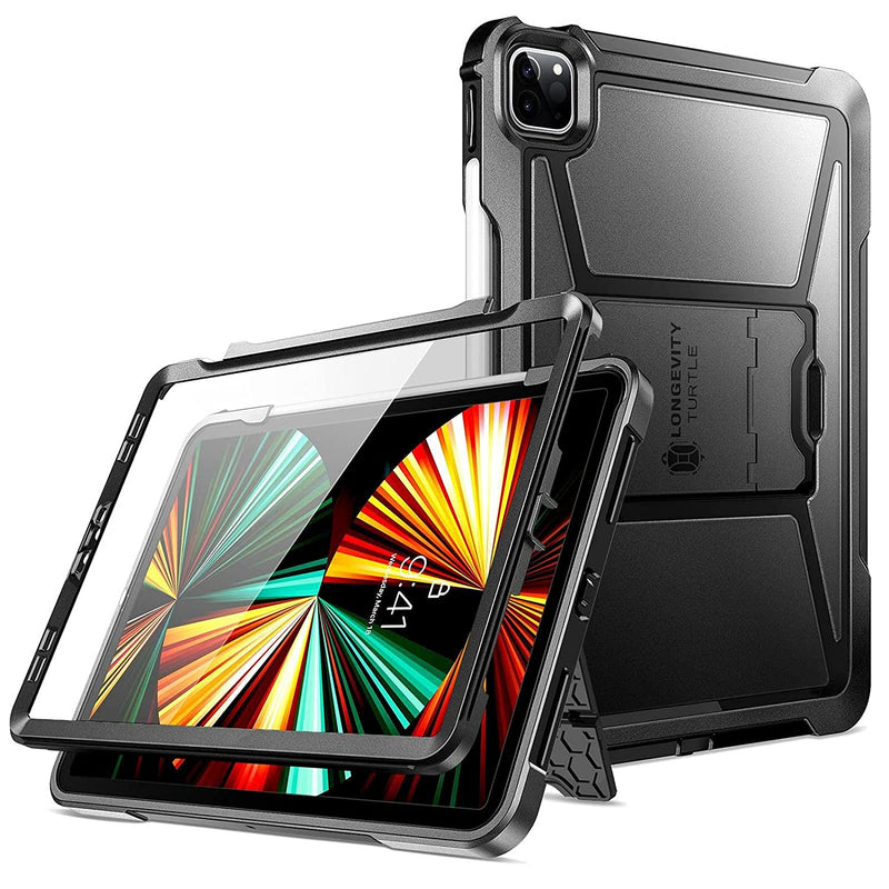 New Ztotop Case For Ipad Pro 12 9 Case 2021 Released Rugged Cover With Built In Pencil Holder Screen Protector Designed For Ipad Pro 12 9 Inch 5Th Ge