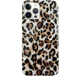 Jwest Leopard Case Compatible With Iphone 12 Pro Max Case Luxury Glitter Sparkly Translucent Clear Animal Print Light Brown Cheetah Soft Silicone Cover For Women Girls Slim Protective Phone Case Cover