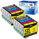 Ink Cartridge Replacement For 125 T125 To Use With Stylus Nx230 Nx625 Nx125 Nx127 Nx130 Nx420 Nx530 Workforce 323 320 325 520 Printer 4 Black 2 Cyan 2 Magent