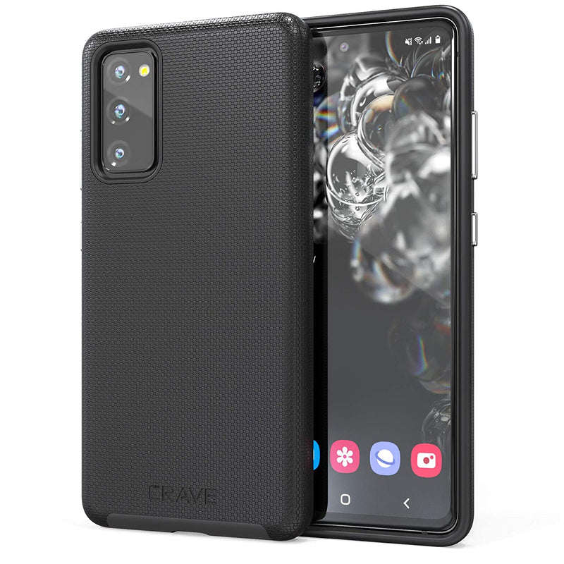 Crave Dual Guard For Samsung Galaxy S20 Fe Case Shockproof Protection Dual Layer Case For Samsung Galaxy S20 Fe S20 Fe 5G Black