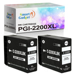 2 Pack Compatible Ink Cartridge Can 2200 Pgi 2200 Black Use With Maxify Mb5420 Ib4020 Mb5020 Ib4120 Mb5320 Printer