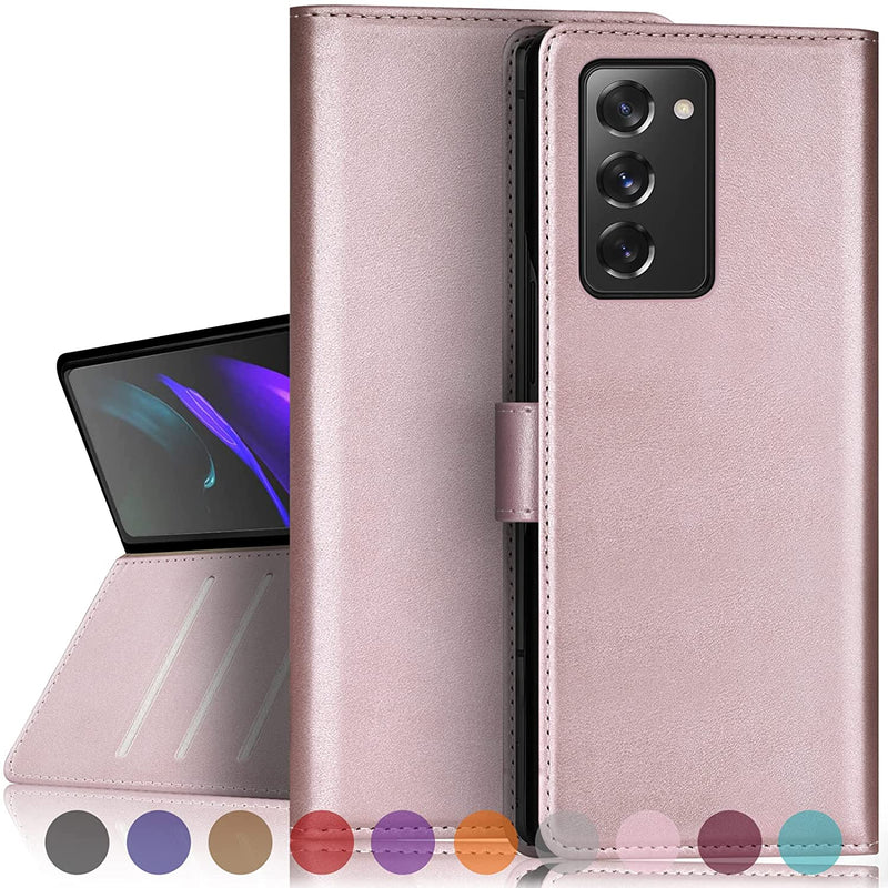 New For Samsung Galaxy Z Fold 2 5G With Rfid Blocking Wallet Case Credit C
