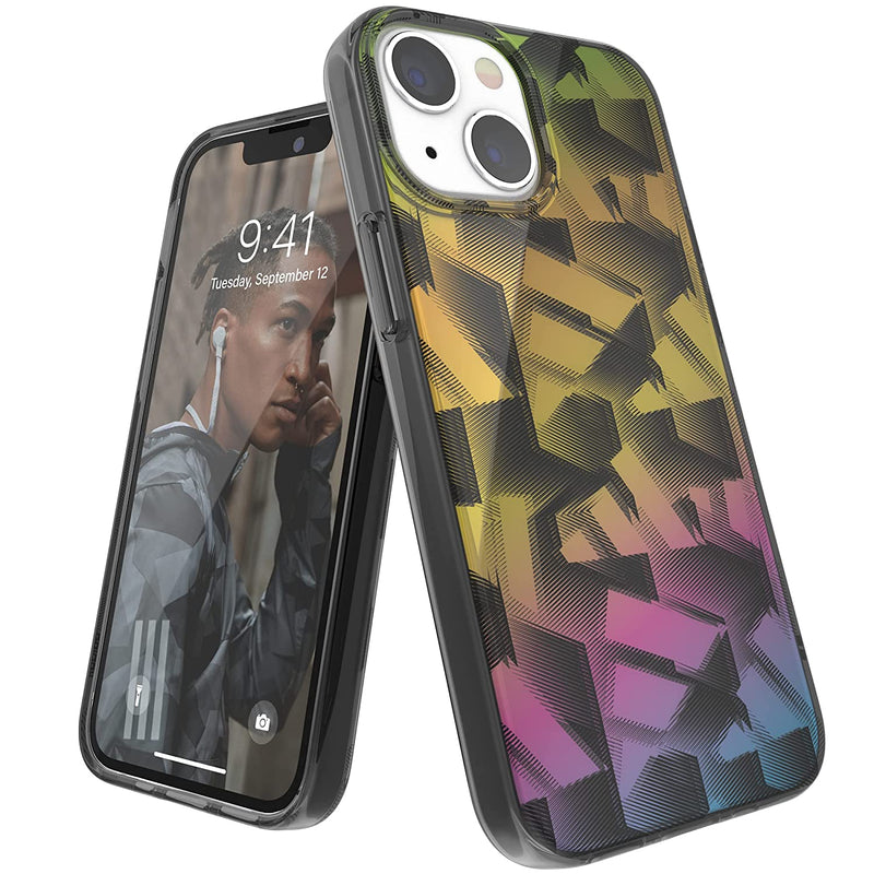 Adidas Iphone 13 13 Pro Holographic Sports Molded Phone Case Slim And Impact Resistant