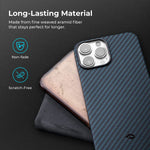 Pitaka Magnetic Case Compatible With Iphone 13 Pro Max 6 7 Inch Magez Case 2 100 Aramid Fiber Slim Fit Phone Cover 3D Grip Touch Black Bluetwill