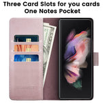 New For Samsung Galaxy Z Fold 2 5G With Rfid Blocking Wallet Case Credit C