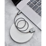 Brik Magnetic Usb C Charging Cable Type C Charger Cord Universal Design Anodized Metal 18In 2 Pack